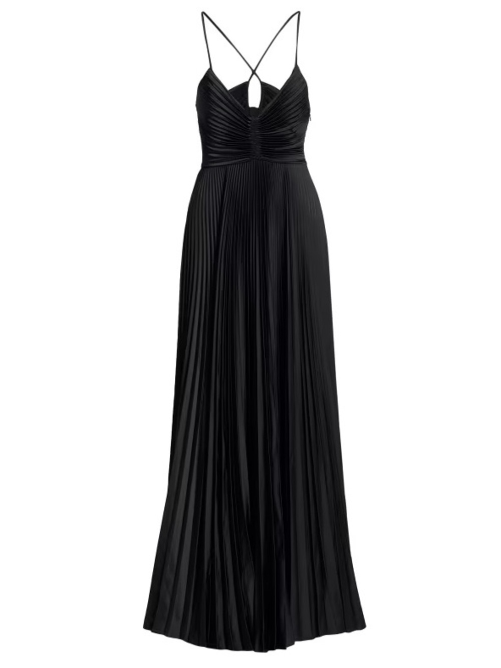 NWOT A.L.C. Aries Pleated Maxi Open-Back Dress - Size 6